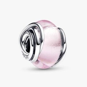 Pandora Encircled Pink Murano Glass Charm - MINT CONDITION